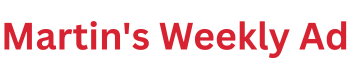 Martin's Supermarket Weekly Ad